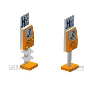 Vandal-Proof Dual Screen Kiosk With SAW Touchscreen Use For Government Halls