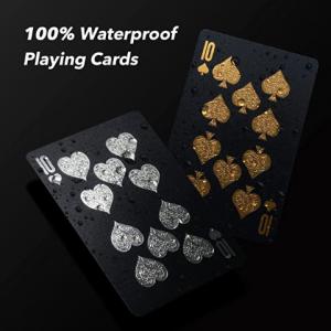 PET Gold Foil Playing Cards Offset Print Custom Board Game Cards