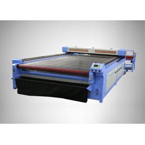Leather Textile And Fabric CO2 Laser Engraving Machine Red Laser Positioning System