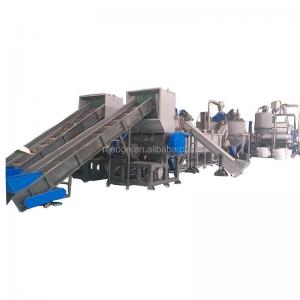 PET Recycling Plastic Dewatering Machine Drying Bottle Crusher