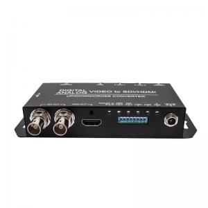 Professional SDI HDMI Converter For CVBS YPbPr RCA With Up Down Scaling Functionality