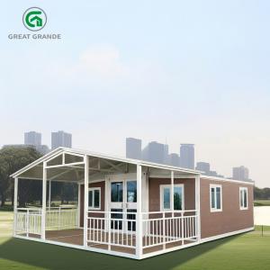 20FT Expandable Modular House Galvanized Steel Square Tube Earthquake Resistant