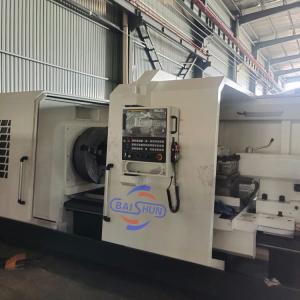 China CNC Pipe Threading Lathe Machine QK1332 800mm Swing 320mm Threading wholesale