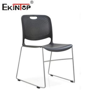 Metal Frame Plastic Stacking Office Chair Visitor Training Staff Guest Chair