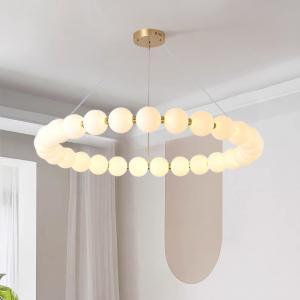 LED Energy Saving 	Glass Pendant Lamps  Dining Room Chandelier 25-30M2