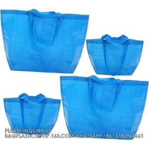 Woven Shopping Tote Bags With Handles Multi Color Cloth Fabric Reusable Totes Bulk, Neon Party Supplies