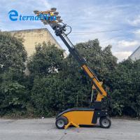China Large Tyres Vacuum Glass Lifter Rough Terrain 600 Kg 800kg on sale