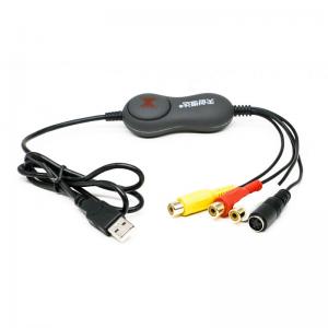 China 80cm Cable Free Driver AV To USB Video Capture Device For Live Streaming supplier