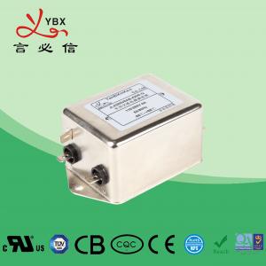 China Yanbixin 6A 120 250VAC Single Phase RFI Filter , EMC Noise Filter For Military supplier