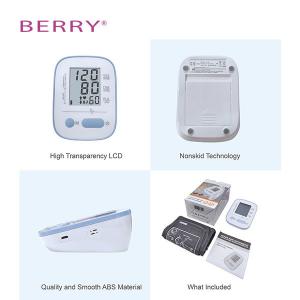 LCD Digital Blood Pressure Meter Portable Upper Arm Type Digital Sphygmomanometer