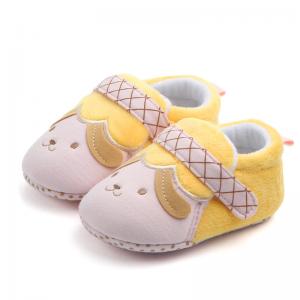 China Lovely winter soft cotton animal dog cute first walk infant baby shoes socks supplier