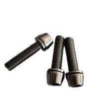 China Titanium Cone Head Bolt M5 M6 Titanium Bolts For Mountain Bikes on sale