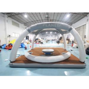 China DWF 20cm Thickness Inflatable Floating Platforms Dock Inflatable Water Floating Island Inflatable Aqua Banas supplier