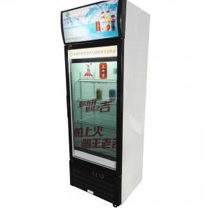 China Commercial Lg Transparent Lcd Screen Refrigerator With Freezer Single Media Player supplier