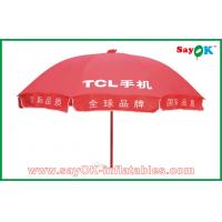 China Pop Up Sun Shade Tent Advertising Red Sun Umbrella on sale