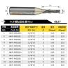 China ARDEN Hot Selling 1/2 1/4 Shank Carbide Spiral Endmill 2F up & Down Cut Compression Bit Wood CNC Router Cutter Bits wholesale