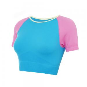 Oem Factory Manufacturer Custom Logo Short Sleeve OEM T Shirts Fast Dry Womens Yoga T Shirts