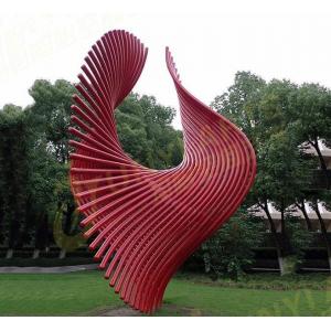 China ODM Stainless Steel Spray Painted art Sculpture Outdoor Furnishings supplier