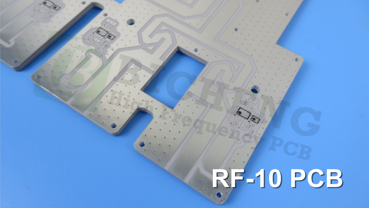 China RF-10 High Frequency material design for Double Sided PCB, Multilayer PCB, Hybrid PCB using in microstrip patch antennas wholesale