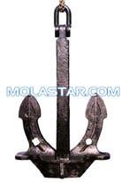 Stockless Steel Gruson Anchor Marine Ship Gruson Anchor Stockless Anchor For