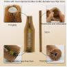 China Cylindrical Honeycomb Kraft Paper Wrap Roll Brown / White Honeycomb Sleeve wholesale