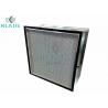 China Industrial Air Filter System , Pleated Hepa Filter With Double Header Cell Sides wholesale