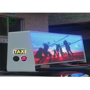 China High clarity P5 high brightness taxi led sign/taxi roof led screen/taxi top led display supplier