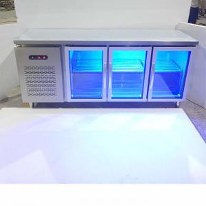 China CE 550L Commercial Stainless Steel Refrigerator Freezer supplier