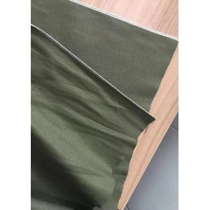 China Armygreen Women's Raw Selvedge Denim Fabric Twill Jeans Type 9.6oz W93611-2 wholesale