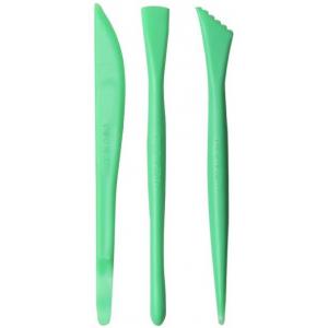 China Green Plastic Painting Knives Acrylic Paint Accessories Art Kits For Adults OEM Avaliable supplier