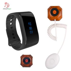China china wireless clinic nurse call system with nurse watch pager and patient bed head push button supplier