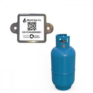China Permanent LPG Cylinder barcode Label for Tracking Bottle Gas Data Memoty Quite Big wholesale