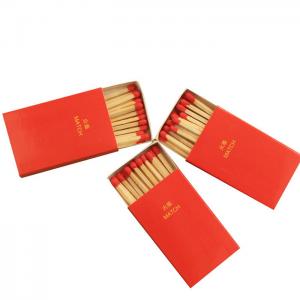 Custom red head matches accept personal logo prining wedding matches