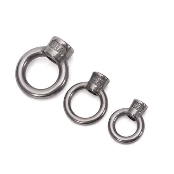 A4-80 DIN 304 Stainless Steel Ring Shaped Lifting Eye Nut 5/16