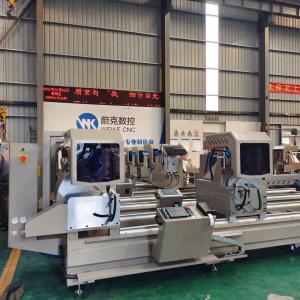 China Full Automatic Double Head Mitre Saw Machine For Window Doors Making wholesale