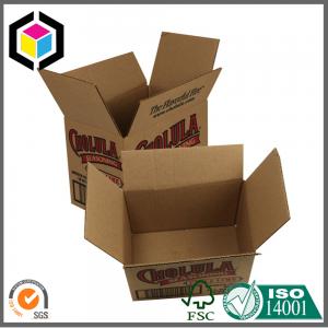 China Single Black Color Custom Print Corrugated Carton Packaging Box Regular Case supplier