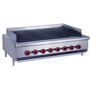 China Counter Top Gas Char Broiler Durable Barbeque Gas Griller With Oil Collector wholesale