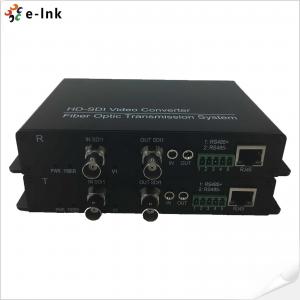 SDI Fiber Converter 100M Ethernet SD/HD/3G-SDI With RS485 Data Video Converter