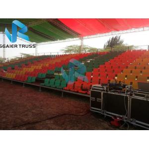 Schools Sports Events Mounted Seating , Arena Stage Football Stadium Seating