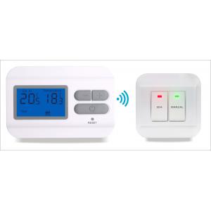 China White HVAC RF Room Thermostat With 2*AAA Size Battery POWER , Easy Installation supplier