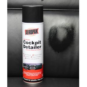 China Aeropak Interior Auto Cleaning Chemicals / Perfumed Dashboard Leather Wax Polish supplier