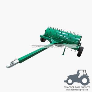 China 4LRA16 Tractor/atv towable 4Ft length ballast lawn roller 16 Drum with Aerator Spikes supplier