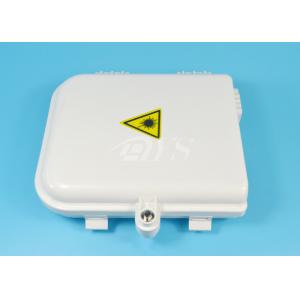 China White Outdoor Fiber Optic Terminal Box 8 Port PLC Splitter FTTH Box Wall Mounted supplier