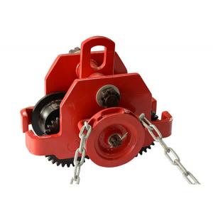 China Warehouse Mechanical Lifting Devices Geared Beam Trolley supplier