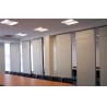 Soundproof Wood Mobile Sliding Partition Walls For Conference Hall Customized