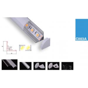 Optional PC Cover Heat Resistant LED Strip Aluminium Extrusion Profile For Housing