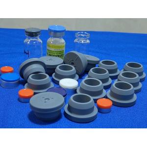 China 13mm 20mm 28mm Pharmaceutical Grade Silicone Borominated Rubber Stopper for Glass lyophilized Injection Vial supplier