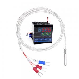 Temperature Controller Thermocouple Sensor Cable Stainless Steel Probe Tube PT100 -50°C~200°C