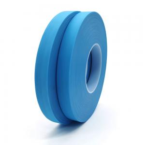 China 20mm*200m Blue Waterproof Non Woven Fabric Hot Air Seam Sealing Tape For Protective Suit supplier