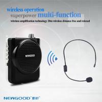 China Voice Amplify Cordless Microphone Headset With U Disk Micro TF Card Music Playing on sale